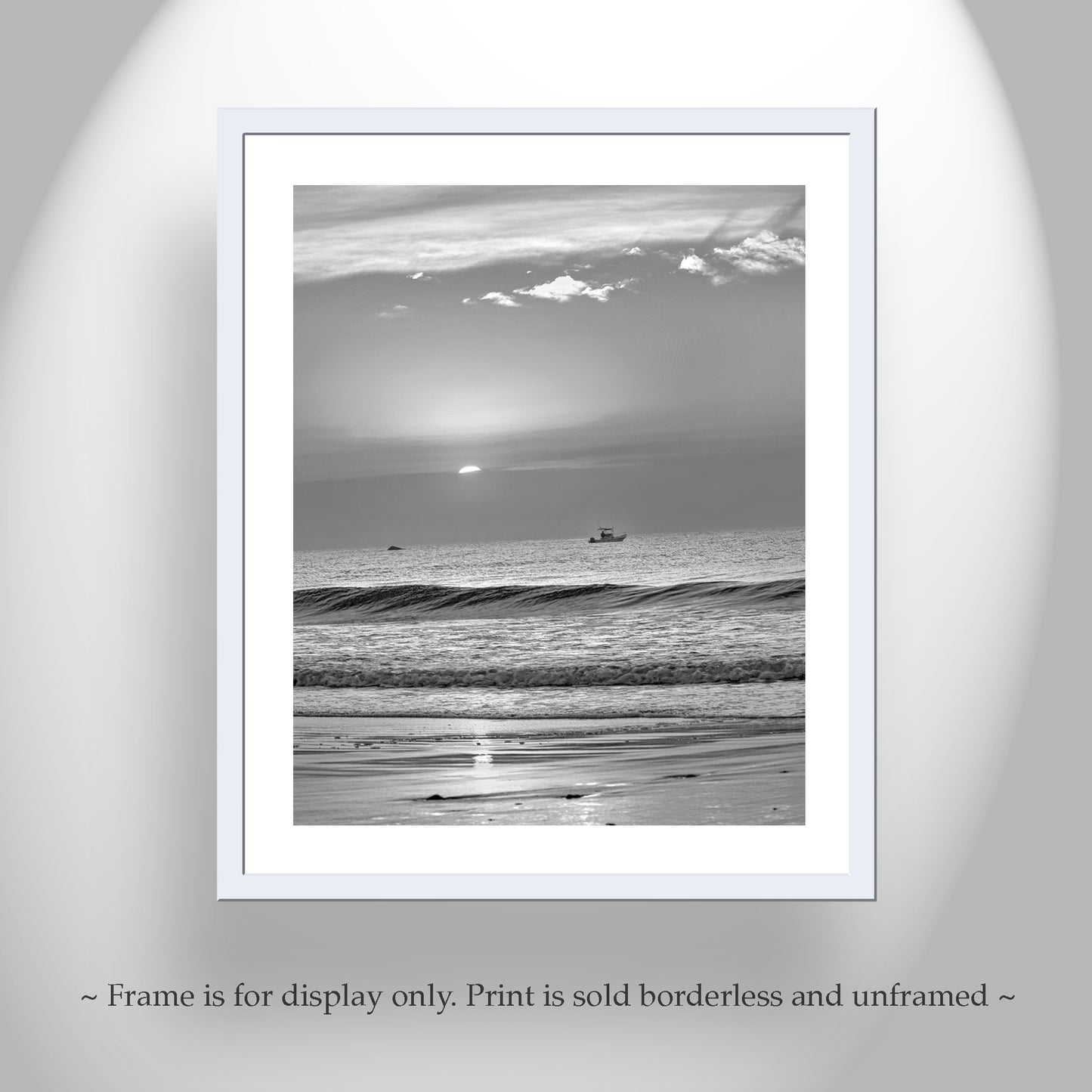 Atlantic Ocean Sunrise Art Photography at Rhode Island Beach