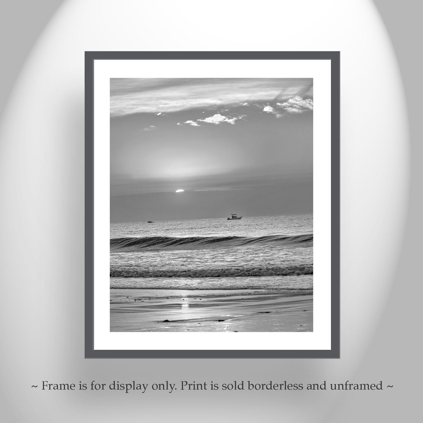 Atlantic Ocean Sunrise Art Photography at Rhode Island Beach