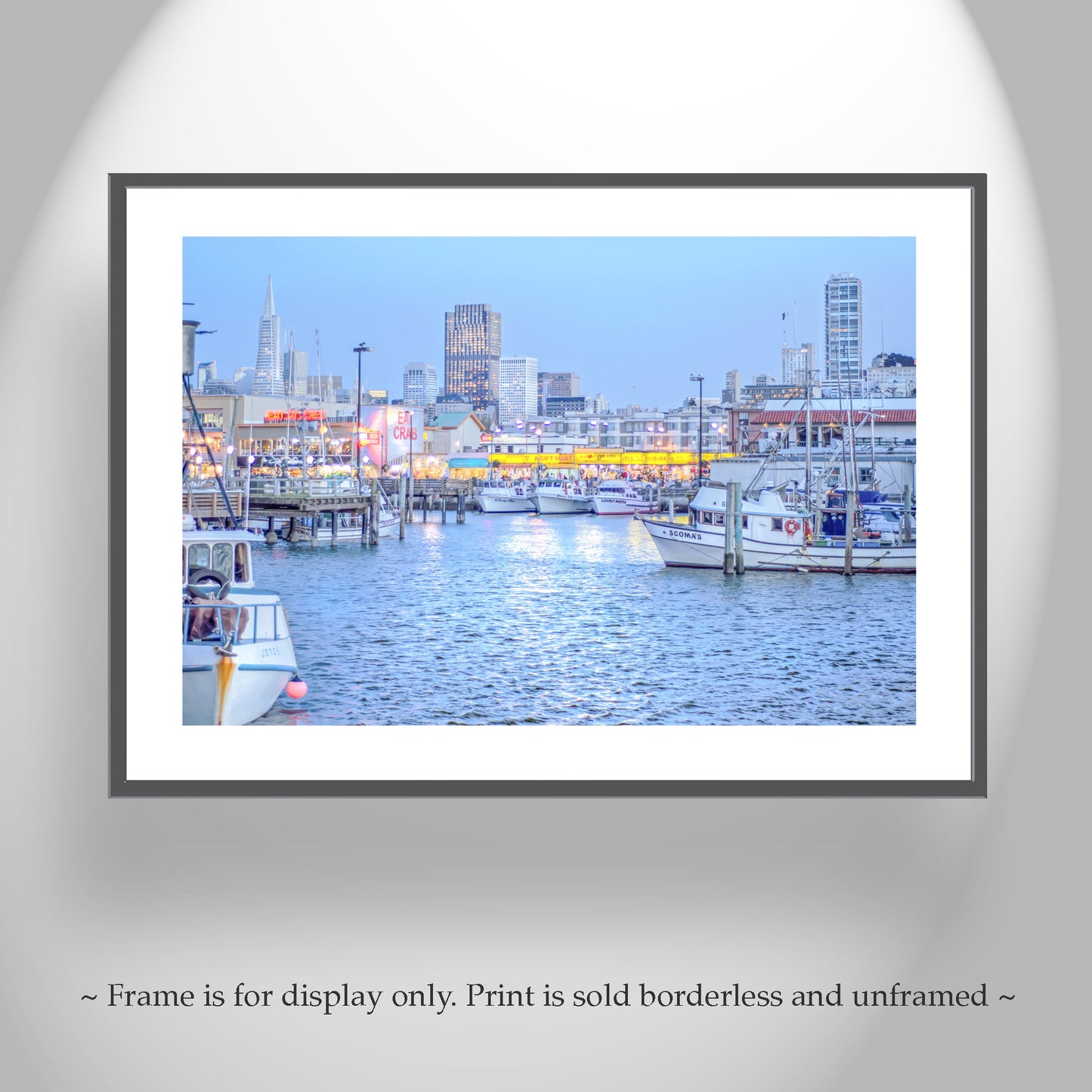 Fisherman's Wharf San Francisco Art Print | Transamerica Pyramid Photo