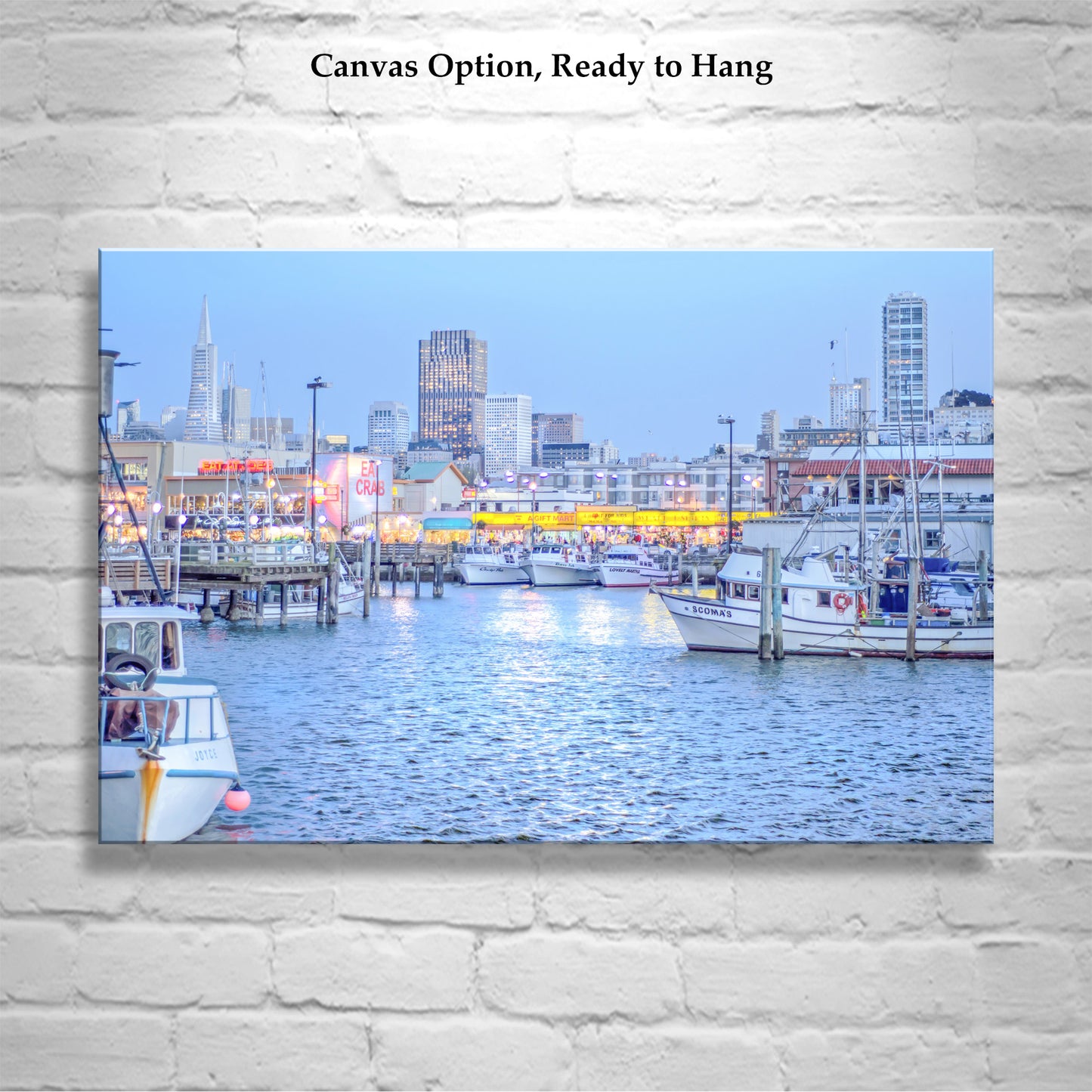 Fisherman's Wharf San Francisco Art Print | Transamerica Pyramid Photo