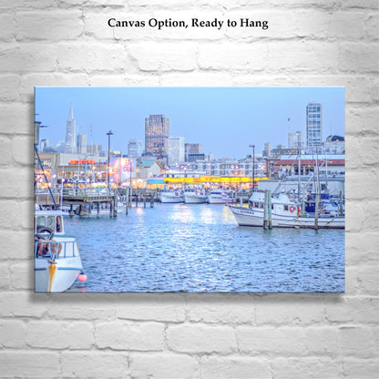 Fisherman's Wharf San Francisco Art Print | Transamerica Pyramid Photo