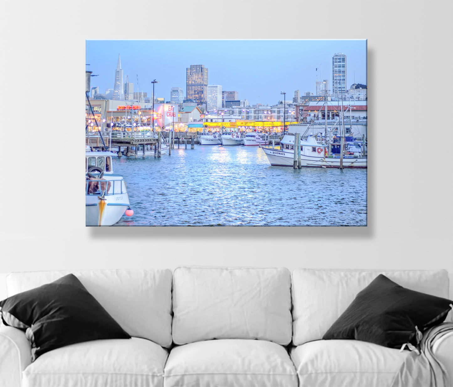 Fisherman's Wharf San Francisco Art Print | Transamerica Pyramid Photo