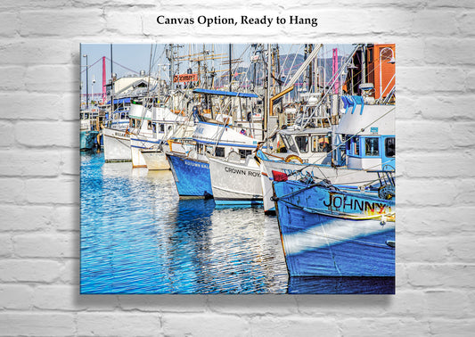 Fishermans Wharf San Francisco Picture of Old Fishing Boats