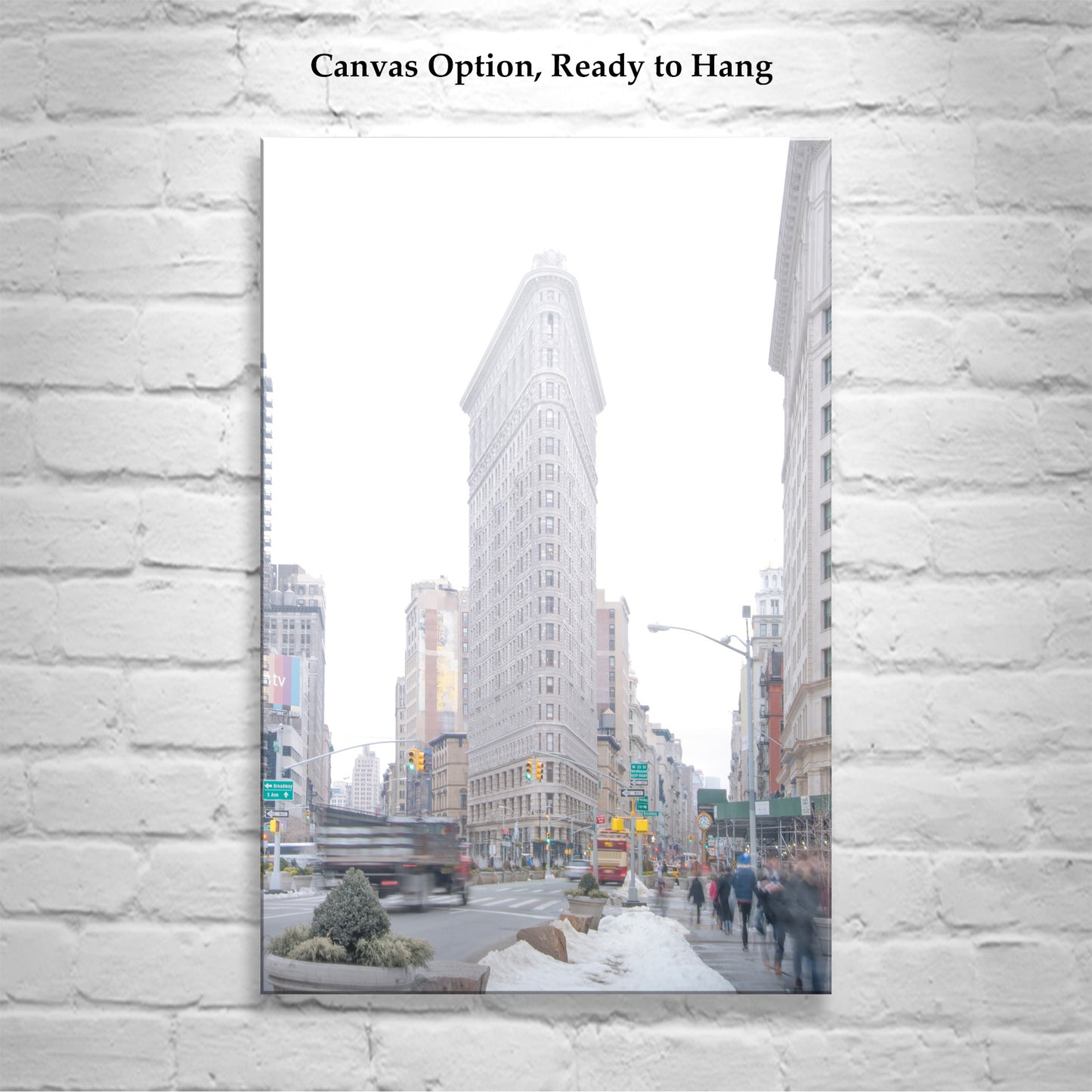 Flatiron Building NYC Winter Photo Print – Iconic Manhattan Landmark