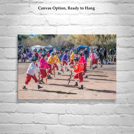 Folklorico Dancers at Mexican Fiesta at Tumacacori Arizona