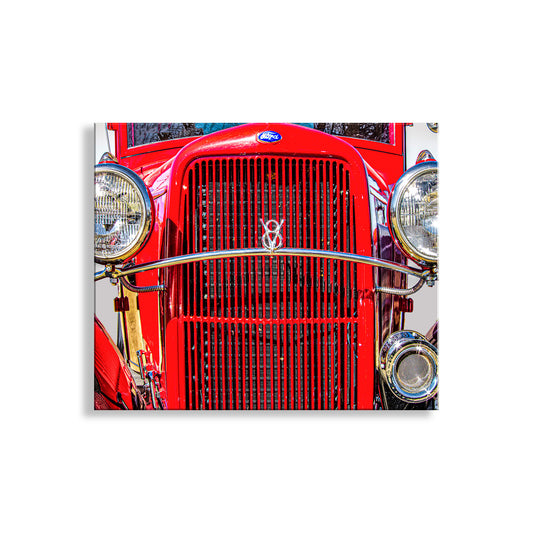 Ford Truck Picture as Vintage Automotive Wall Art