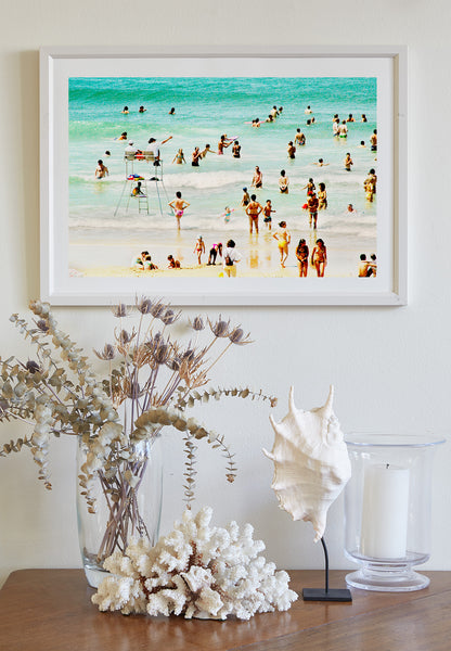 France Atlantic Coast Summer Beach Photography Art Print