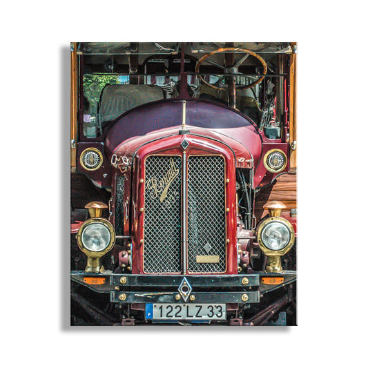 Antique Renault Automotive Art Photography Print in Bordeaux France