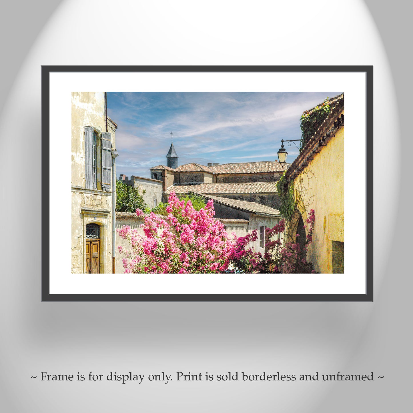 Quaint French Village Art Print | Vintage France Wall Decor