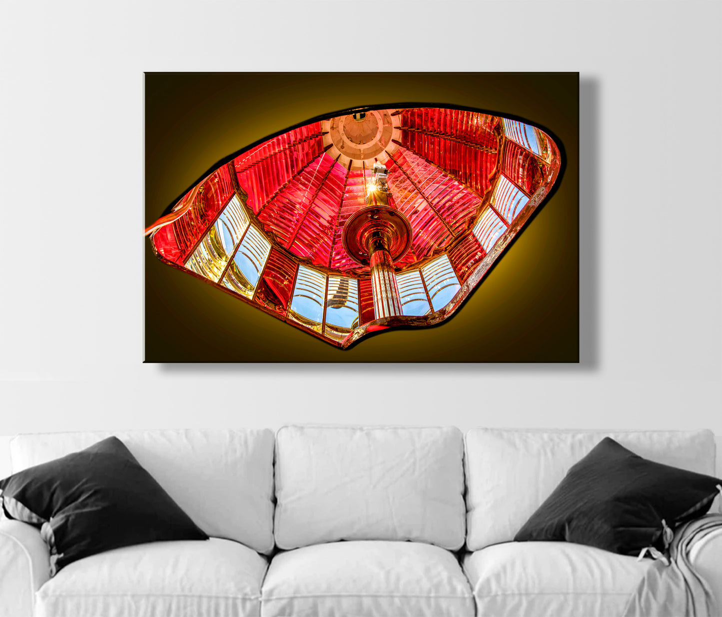 Fresnel Lighthouse Lens at Umpqua River | Pacific Coast Oregon Art