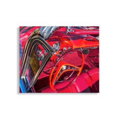 Impala Car Art Print as Mancave Wall Decor | Classic Car Photography
