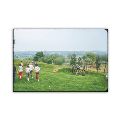 Gettysburg Battlefield Vintage Photo Mid-Century Pennsylvania