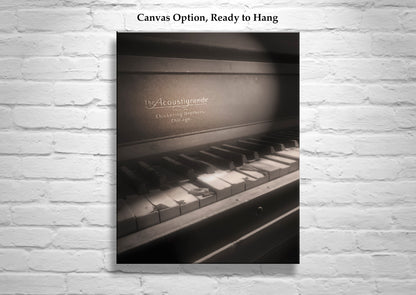 Chickering Piano Surreal Art Print | Ruby Arizona Ghost Town