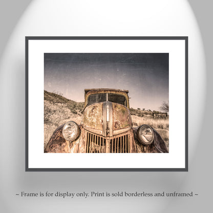 Ford Truck Wall Art in Vintage Style