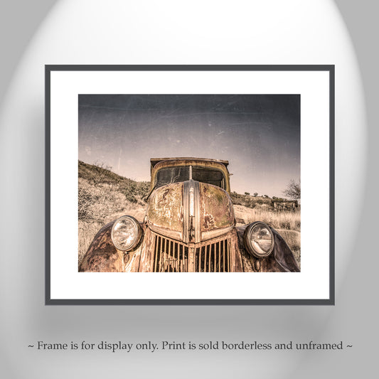 Ford Truck Wall Art in Vintage Style