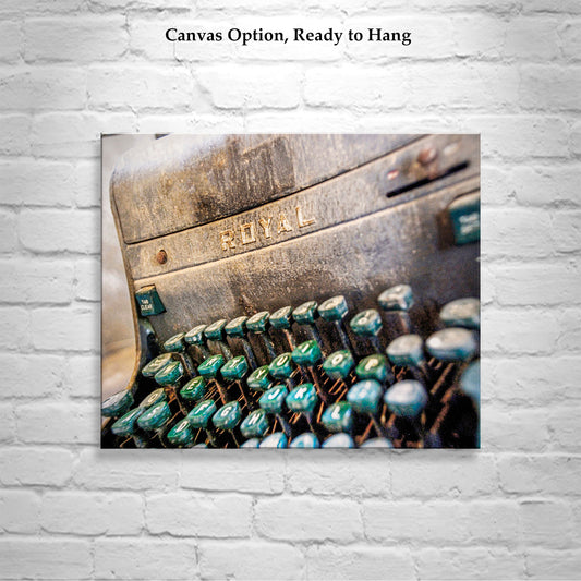 Vintage Typewriter Print | Surreal Ruby AZ Ghost Town Wall Art