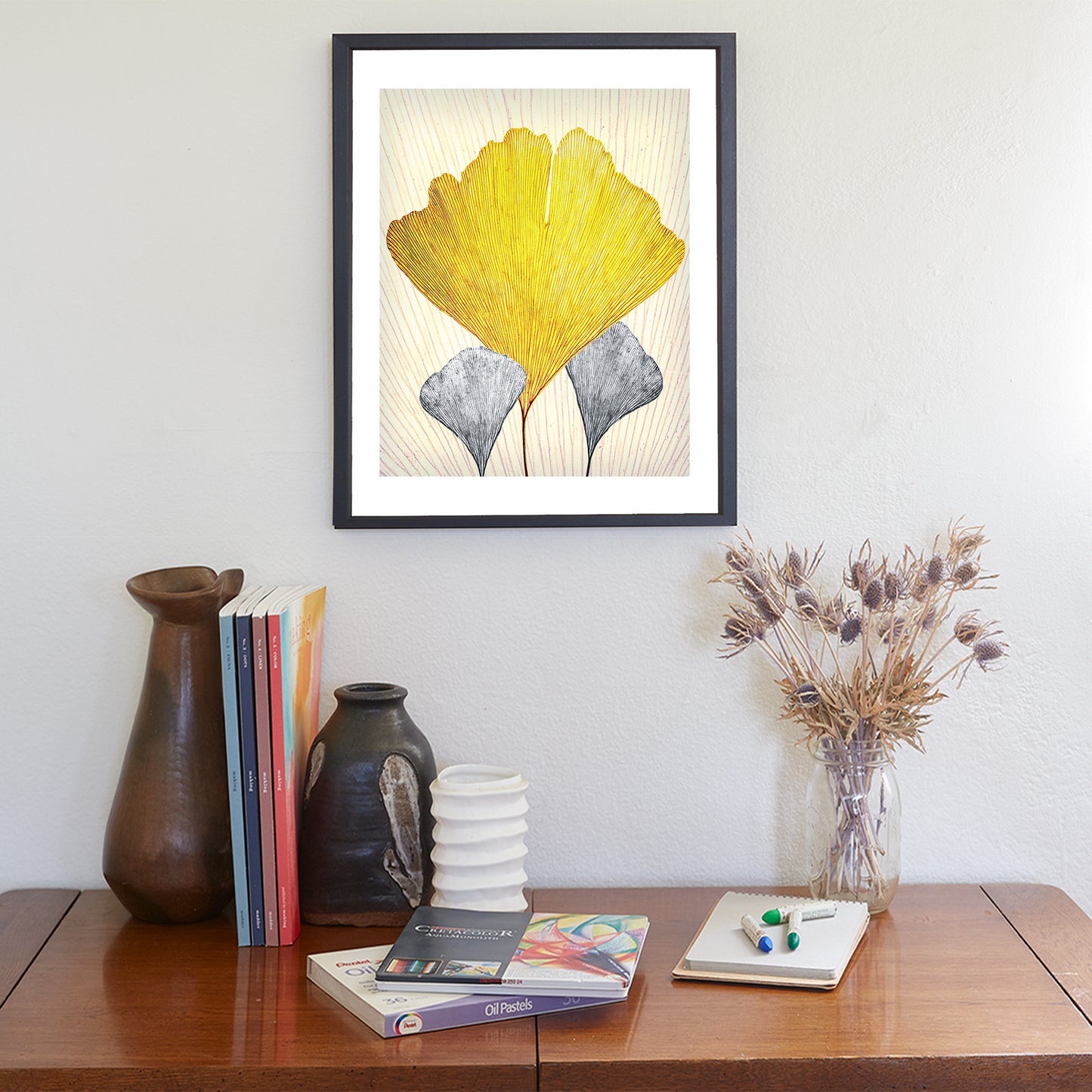 Gingko Leaf Art as Fine Art Nature Wall Decor