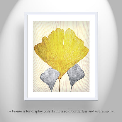 Gingko Leaf Art as Fine Art Nature Wall Decor