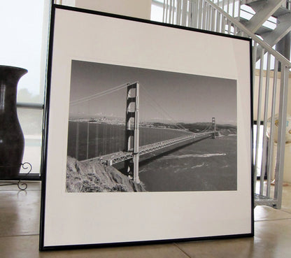 Golden Gate Bridge Black and White San Francisco Art Photography Print