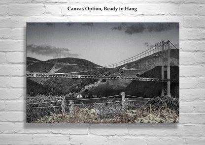 Marin County Art Print from San Francisco Presidio with Sailboats