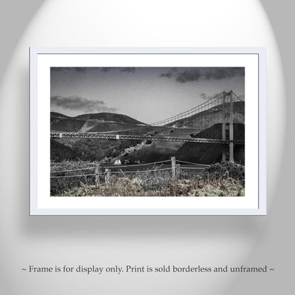 Marin County Art Print from San Francisco Presidio with Sailboats