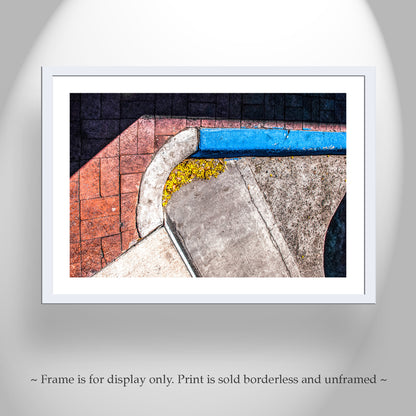 Urban Street Photo in Abstract | Geometric Art | Tucson AZ