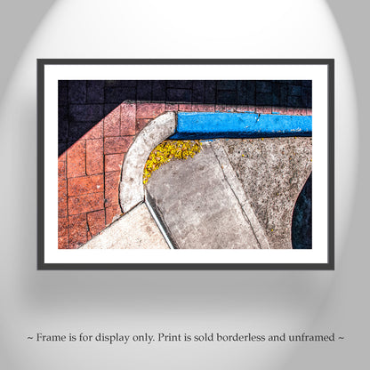 Urban Street Photo in Abstract | Geometric Art | Tucson AZ