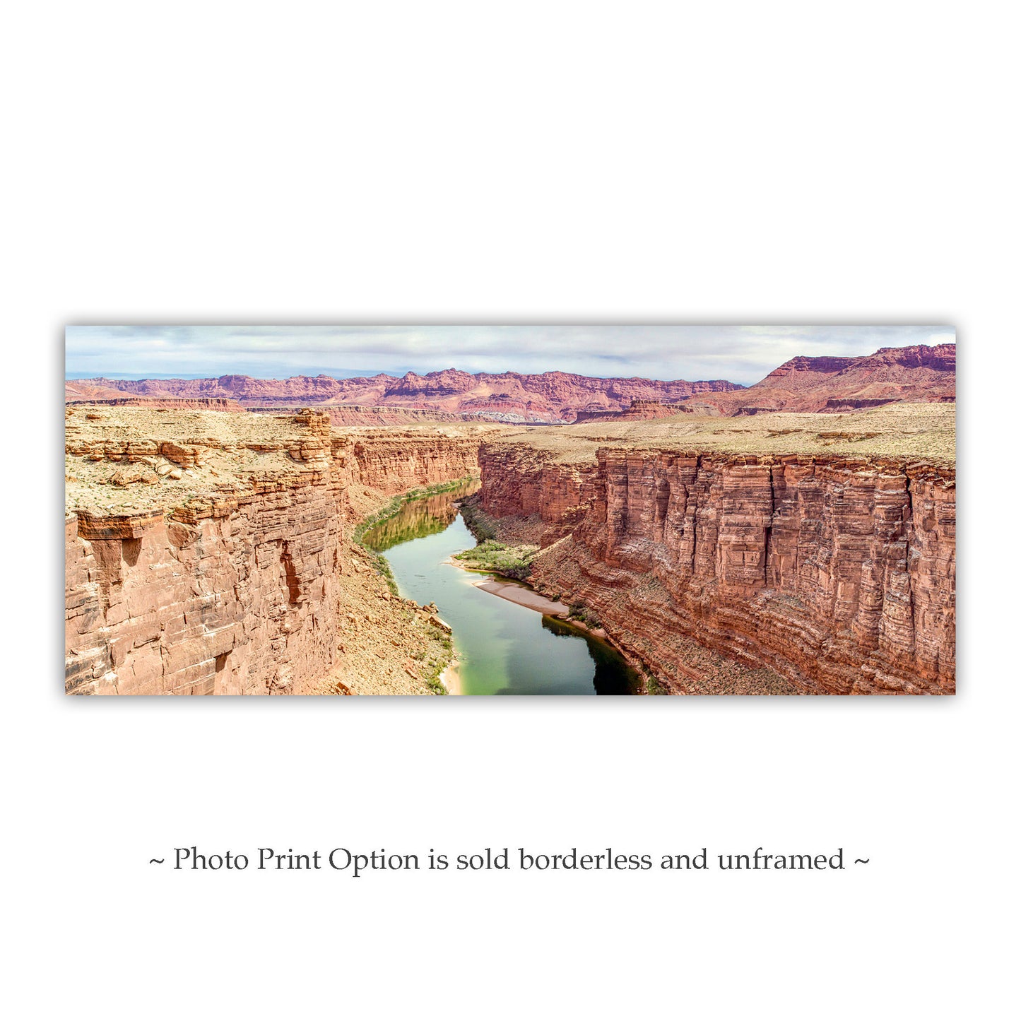 Grand Canyon Panorama Artwork at Navajo Bridge Marble Canyon Arizona