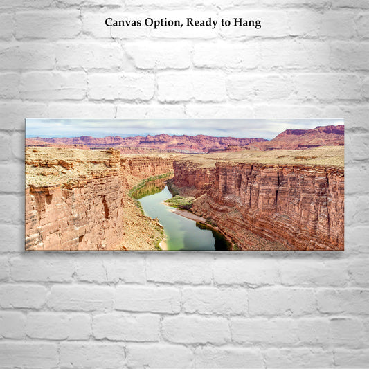 Grand Canyon Panorama Artwork at Navajo Bridge Marble Canyon Arizona