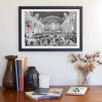 Grand Central Terminal New York City Black & White Wall Art Decor