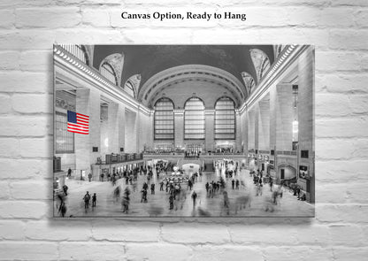 Grand Central Terminal New York City Black & White Wall Art Decor