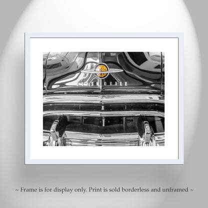 Oldsmobile Rocket 88 Photography Print for Sale in Black and White