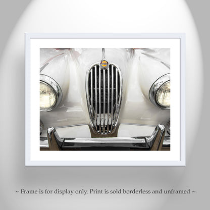 Classic Jaguar XK140 Car Photograph | English Car Automotive Wall Art