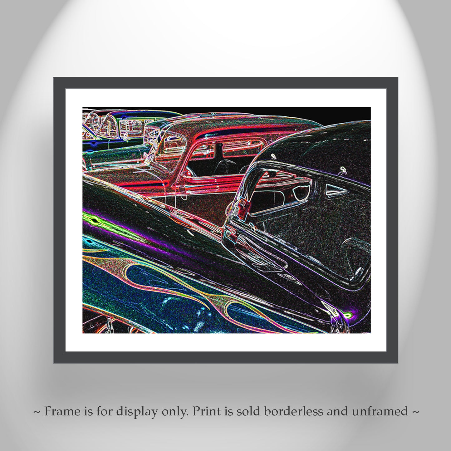 Vintage Hot Rod Muscle Car Art Print at Hot August Nights Reno Nevada
