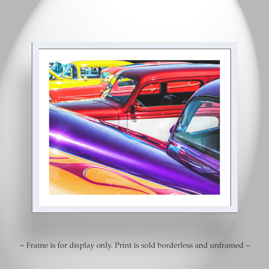 Vintage Car Wall Decor at Hot August Nights Reno Nevada in Candy Color