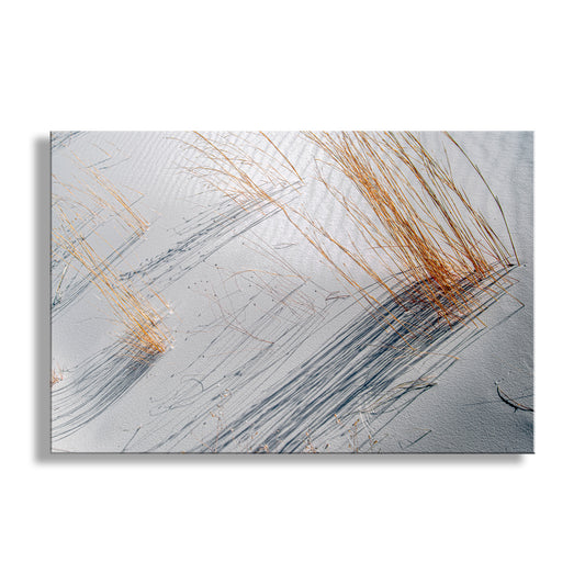 Abstract Minimalist Desert Art with New Mexico Gypsum Sand Dunes