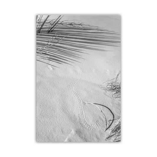 Black & White Desert Dunes Print - Minimalist Wall Art Gift