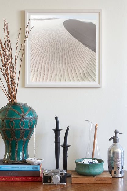 Sand Dune Landscape Artwork in New Mexico as Minimalist Desert Decor