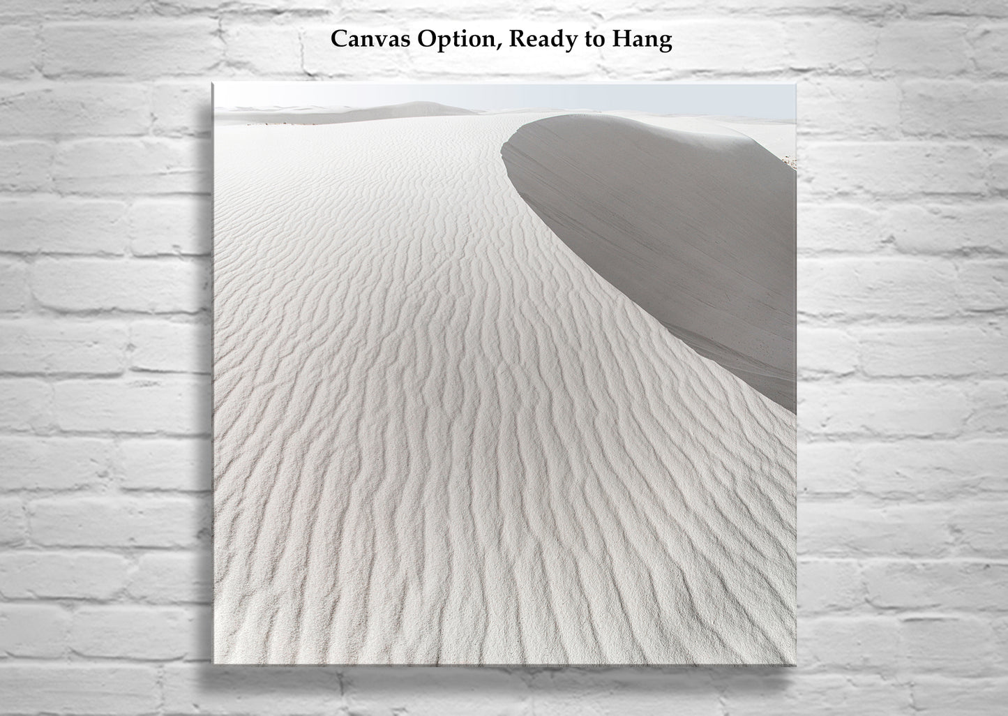 Sand Dune Landscape Artwork in New Mexico as Minimalist Desert Decor