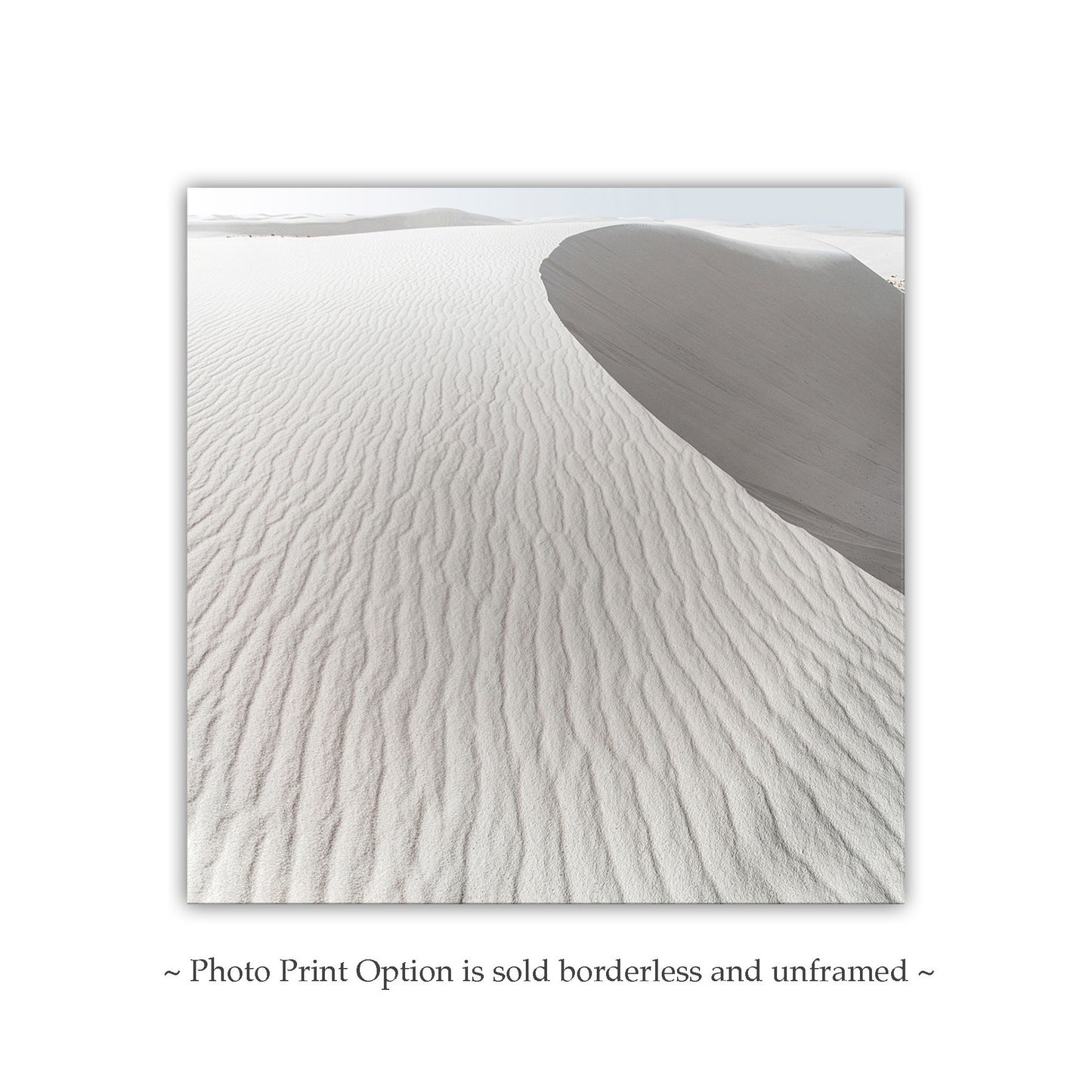 Sand Dune Landscape Artwork in New Mexico as Minimalist Desert Decor