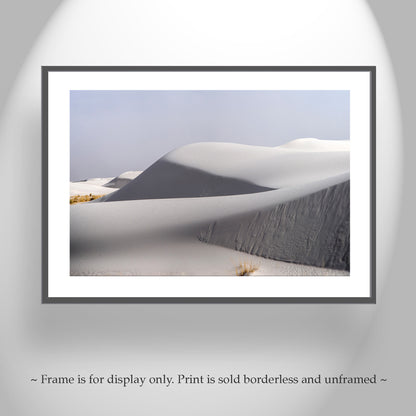 White Sand Dunes National Park Landscape Art in New Mexico USA