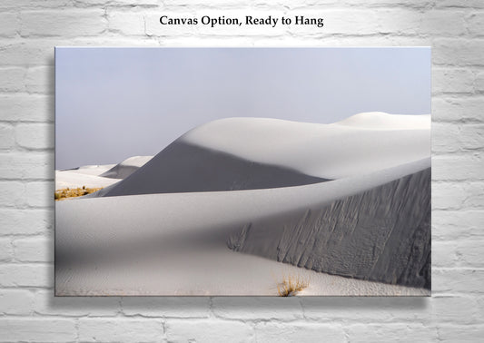 White Sand Dunes National Park Landscape Art in New Mexico USA