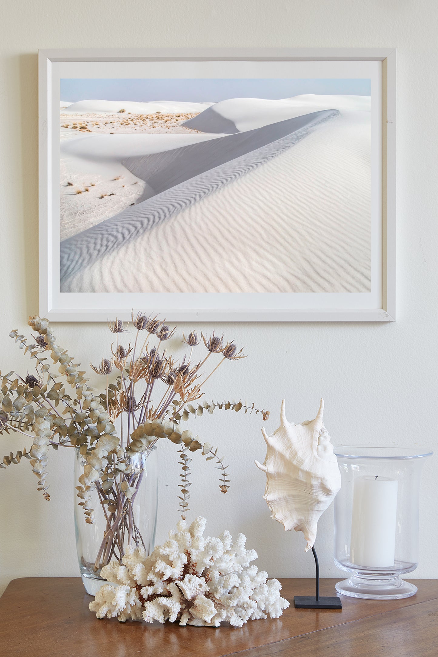 White Sands Desert Landscape Photography with Desert Dunes