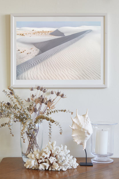 White Sands Desert Landscape Photography with Desert Dunes