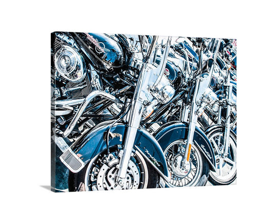 Harley Davidson Motorcycle Art Print by Murray Bolesta