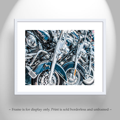 Harley Davidson Motorcycle Art Print by Murray Bolesta