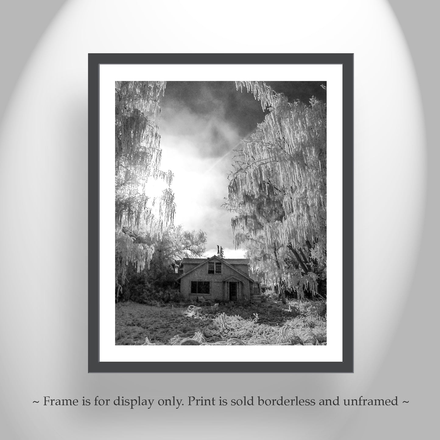Haunted House in Winter Rime Ice | Surreal Fine Art Print