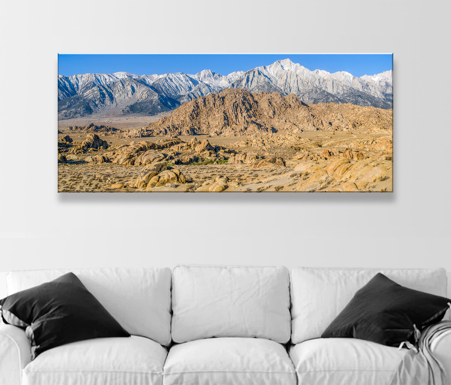 Panoramic Owens Valley Desert Landscape Fine Art Print