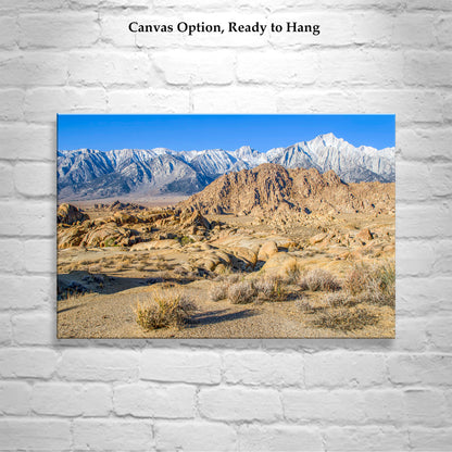 Mobius Arch Mount Whitney Fine Art Print - Alabama Hills