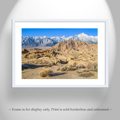 Mobius Arch Mount Whitney Fine Art Print - Alabama Hills